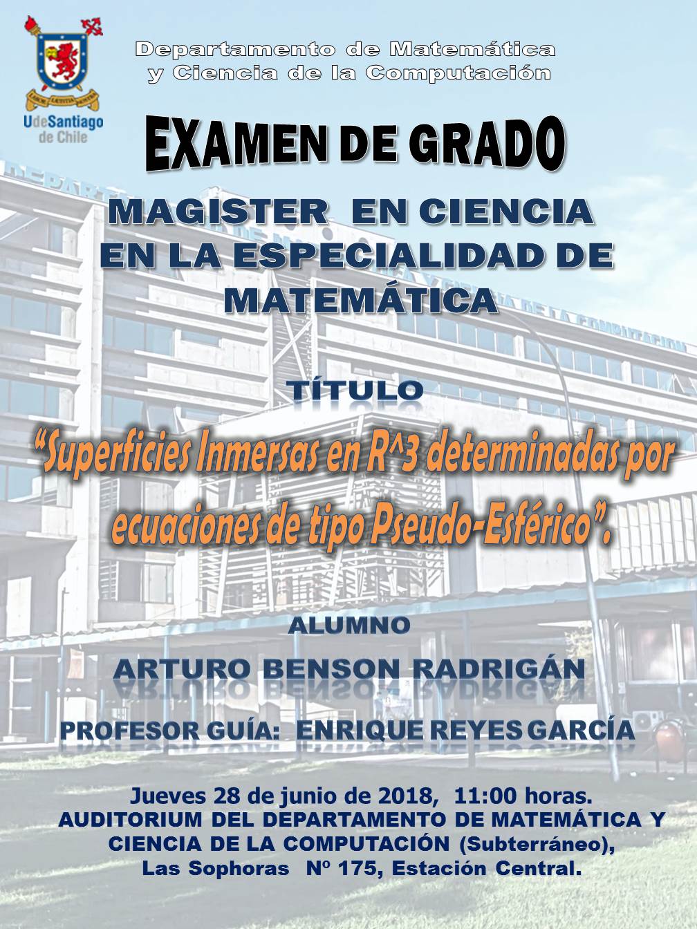 Aviso Arturo Benson